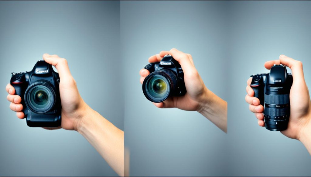 camera grip techniques