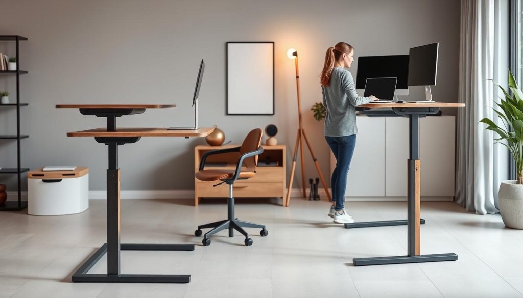 height-adjustable desks